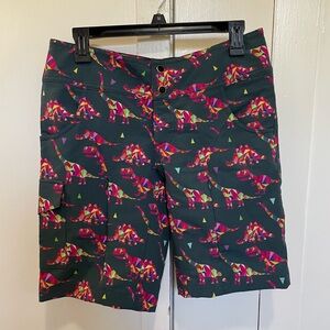 Shredly women’s multicolor dinosaur shorts size 4
